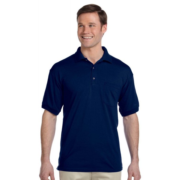 Gildan G890 DryBlend Jersey Polo with Pocket - Apparels Fly