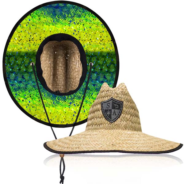 Under Brim Straw Hat Mahi Apparels Fly